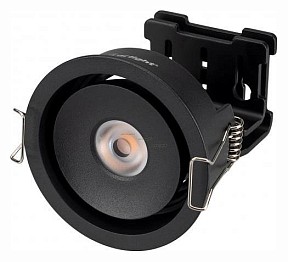 Встраиваемый светильник Arlight CL-SIMPLE-R78-9W Warm3000 (BK, 45 deg) черный арт. 028147