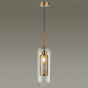 Подвесной светильник Odeon Light Clocky коричневый арт. 4940/1