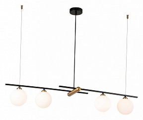 Подвесной светильник Indigo Opaco черный арт. 11015/4P Black