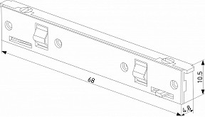 Соединитель для треков Elektrostandard Mini Magnetic черный арт. a067996
