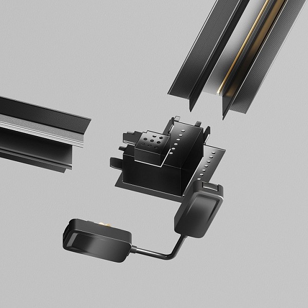 Соединитель для треков Maytoni Accessories for tracks Radity черный арт. TRA084CPC-B-12