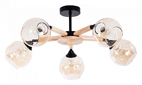 Люстра на штанге Arte Lamp Branson коричневый арт. A4370PL-5BR
