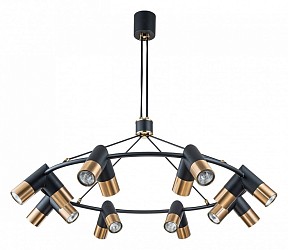 Подвесная люстра Indigo Doppio черный арт. 11036/16P Black