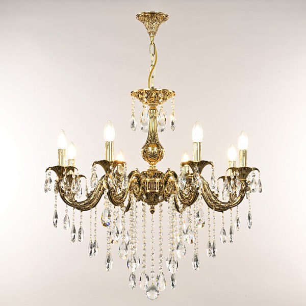 Подвесная люстра Bohemia Ivele Crystal AL7901 золото арт. AL79101/8/250 B GB