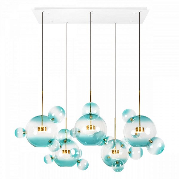 Подвесной светильник Loft it Bolle желтый арт. 2027-S5 Blue