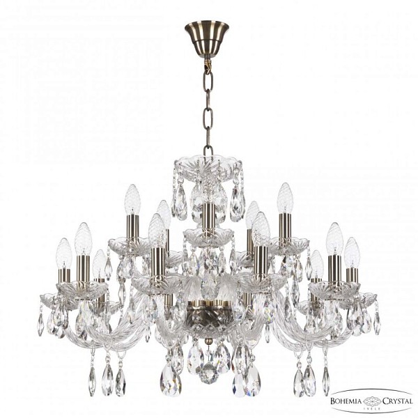 Подвесная люстра Bohemia Ivele Crystal 117 неокрашенный арт. 117/10+5/240 Pa