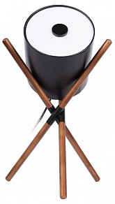 Настольная лампа декоративная Loft it Bobbin дерево арт. 10245T Black