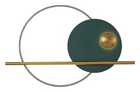 Накладной светильник Inodesign Ridn латунь арт. INO_Ridn Green 40.6195