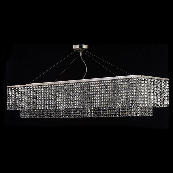 Подвесная люстра Arti Lampadari Milano никель арт. Milano E 1.5.120X30.502 N