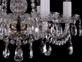 Подвесная люстра Bohemia Ivele Crystal 1402 яркие арт. 1402/6/141/Pa