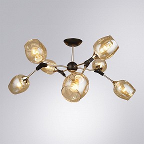 Люстра на штанге Arte Lamp Seppia черный арт. A4211PL-8BK