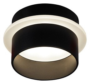 Накладной светильник Reluce 16075 черный арт. 16075-9.5-001QR SMD7W BK