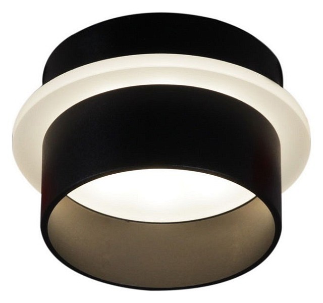 Накладной светильник Reluce 16075 черный арт. 16075-9.5-001QR SMD7W BK
