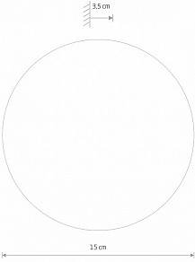 Накладной светильник Nowodvorski Ring Led S желтый арт. 10280