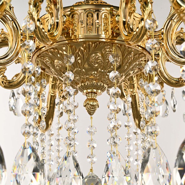 Подвесная люстра Bohemia Ivele Crystal AL7901 золото арт. AL79101/8/250 A G
