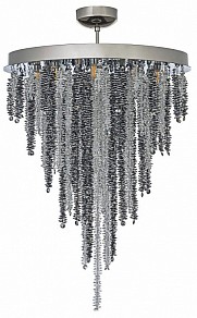 Люстра на штанге Arti Lampadari Flusso Nickel серый арт. Flusso H 1.4.55.106 N