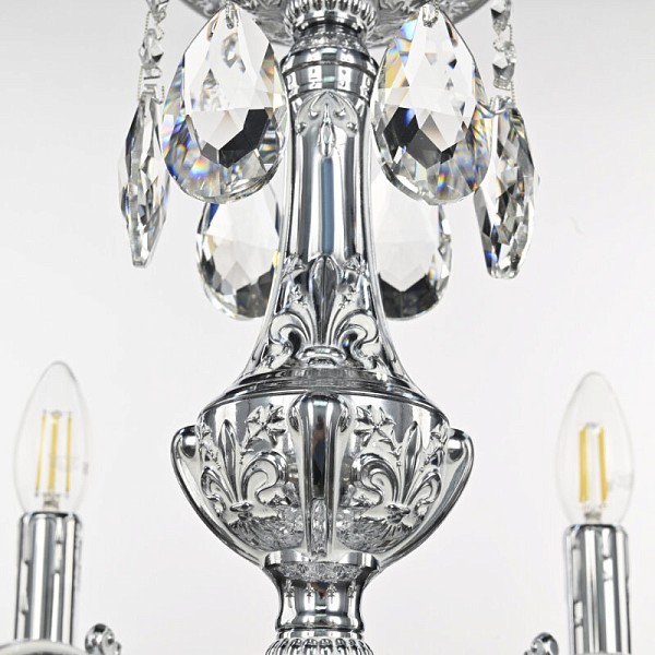 Подвесная люстра Bohemia Ivele Crystal AL7901 никель арт. AL79101/6/175 B NW