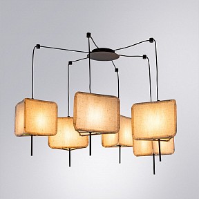 Подвесная люстра Arte Lamp TRIXIE черный арт. A7084SP-6BK