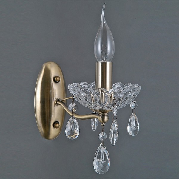 Бра ILLUMICO CASTOR бронза арт. IL0265-1WSQ-24 AB CASTOR