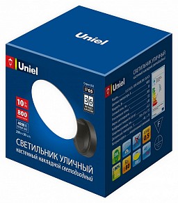 Светильник на штанге Uniel ULU-S65A черный арт. ULU-S65A-10W/4000K IP65 BLACK