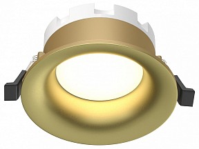 Встраиваемый светильник Maytoni Technical Slim золото арт. DL027-GX53-MG
