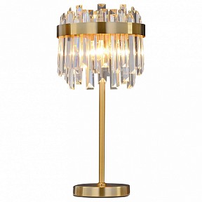 Настольная лампа декоративная ILLUMICO IL5189 золото арт. IL5189-3TLS-29 BRASS MIRAGE