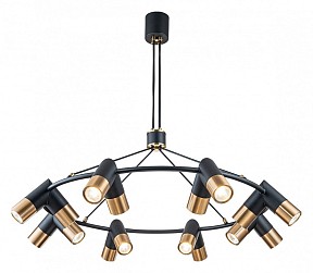 Подвесная люстра Indigo Doppio черный арт. 11036/16P Black