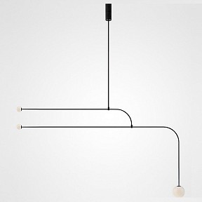 Подвесной светильник Imperiumloft Lines черный арт. LINES-05
