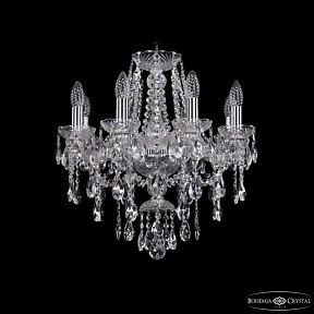 Подвесная люстра Bohemia Ivele Crystal 1415 никель арт. 1415/8/165 Ni
