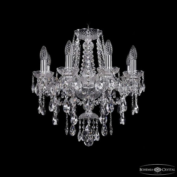 Подвесная люстра Bohemia Ivele Crystal 1415 никель арт. 1415/8/165 Ni