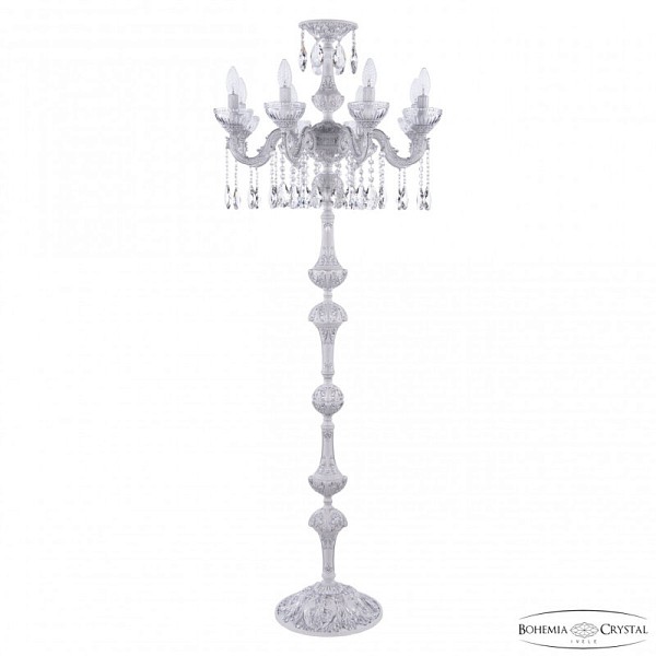 Торшер Bohemia Ivele Crystal AL7901 белый арт. AL79101T/8/175 A WMN P Clear/M-1G