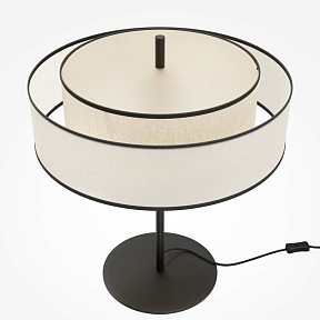 Настольная лампа декоративная Maytoni Бергамо черный арт. MOD613TL-02W