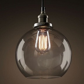 Подвесной светильник Imperiumloft Loft Clear Glass Sphere Cloche бронза арт. 40.189