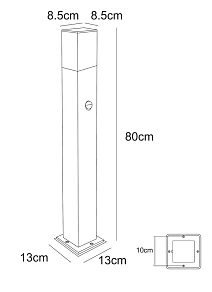 Наземный светильник Arte Lamp A3711 черный арт. A3711FN-1BK