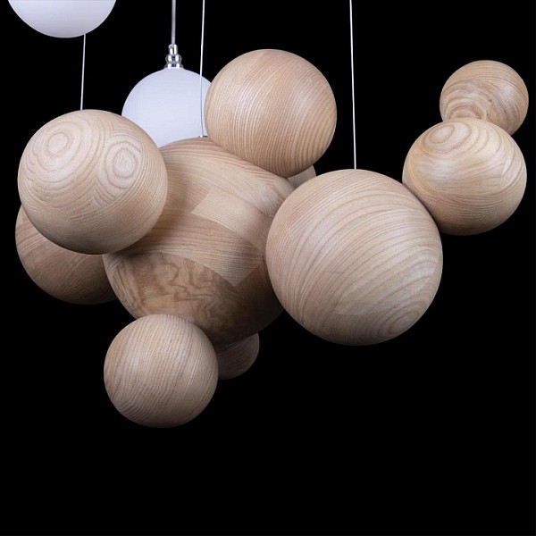 Подвесная люстра Loft it Ginger белый арт. 10161 Light wood