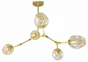 Люстра на штанге Kink Light Нисса золото арт. 07512-5,33