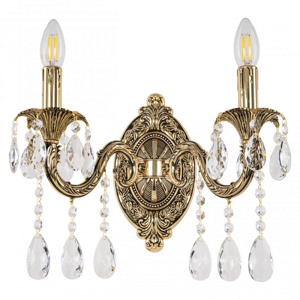 Бра Bohemia Ivele Crystal AL7901 золото арт. AL7901B10/2/175 A GB