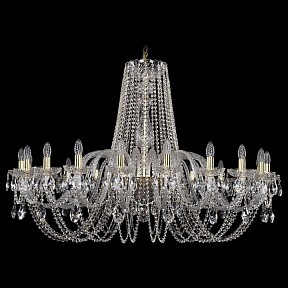 Подвесная люстра Bohemia Ivele Crystal 1402 золото арт. 1402/20/460/G