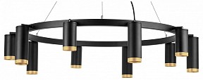 Подвесная люстра Lightstar Rullo черный арт. LR02037587540