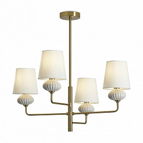 Люстра на штанге Freya Ceramics желтый арт. FR2029PL-04BS