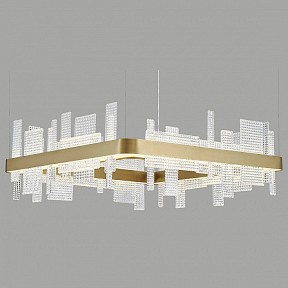 Подвесной светильник Wertmark Lotta золото арт. WE461.02.303