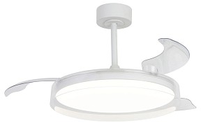 Светильник с вентилятором Mantra GLASS FAN белый арт. 9525
