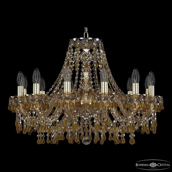 Подвесная люстра Bohemia Ivele Crystal 1410 золото арт. 1410/12/240 G V1003 M721
