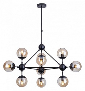 Люстра на штанге Arte Lamp Bolla черный арт. A1664SP-10BK