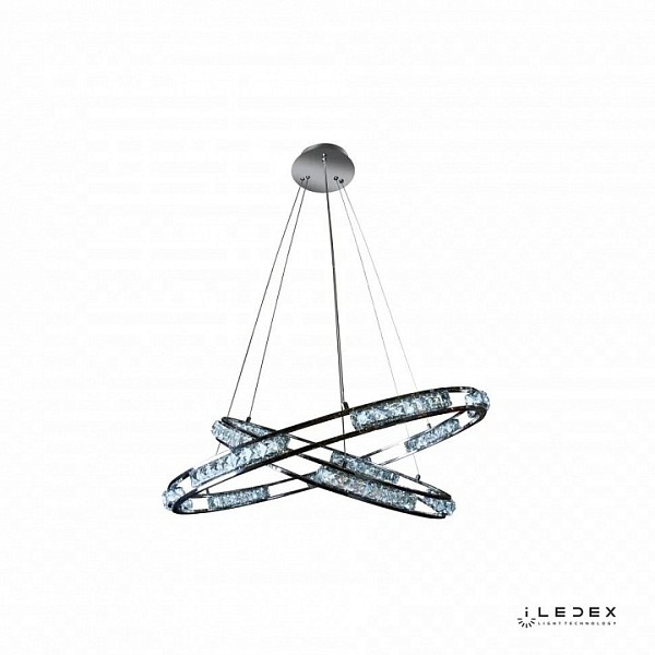 Подвесной светильник iLedex Crystal хром арт. 16364/800+600 CR