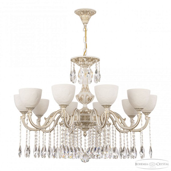 Подвесная люстра Bohemia Ivele Crystal AL7801 белый арт. AL78101/10/300 A WMG P1 U Angel