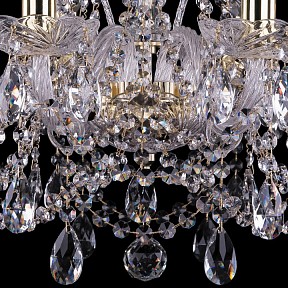 Подвесная люстра Bohemia Ivele Crystal 1411 золото арт. 1411/8/195/G