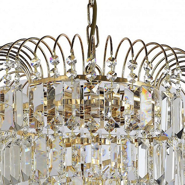 Подвесная люстра Arti Lampadari Sabina золото арт. Sabina E 1.5.32.100 G