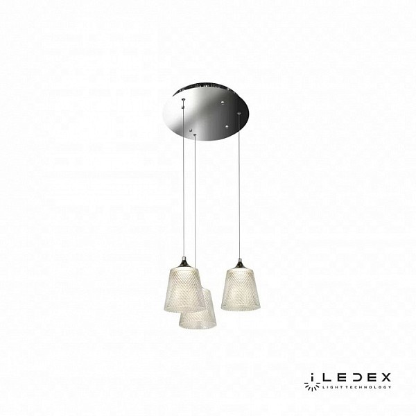 Подвесной светильник iLedex Flora хром арт. WD8007-3 CR