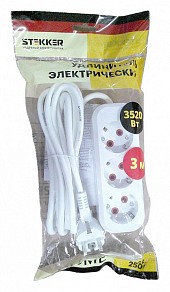 Сетевой фильтр Stekker Home серый арт. 49348